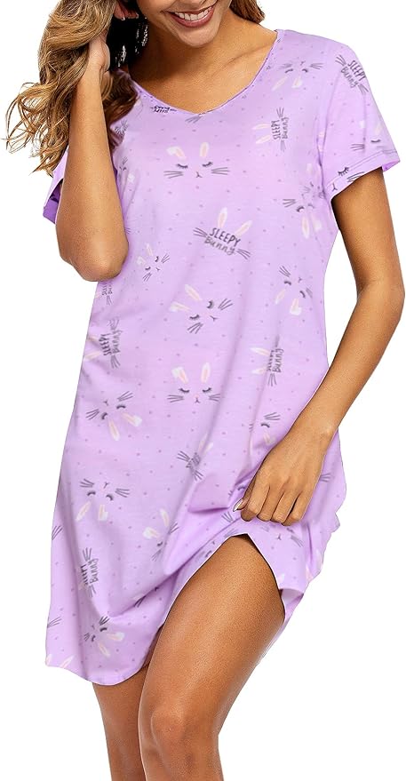 vestido para dormir de conejos