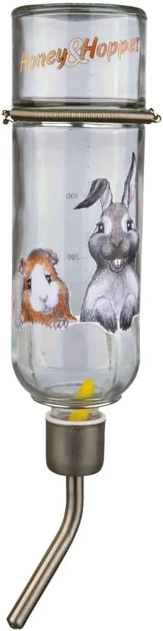 Bebedero de cristal TRIXIE Honey & Hopper de 500 ml