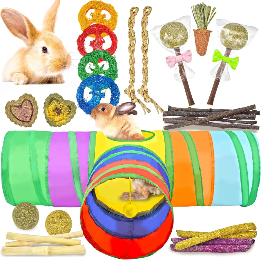 Pack de juguetes Ousiya con túnel